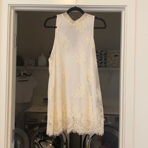 Kimchi blue ivory dress high neck